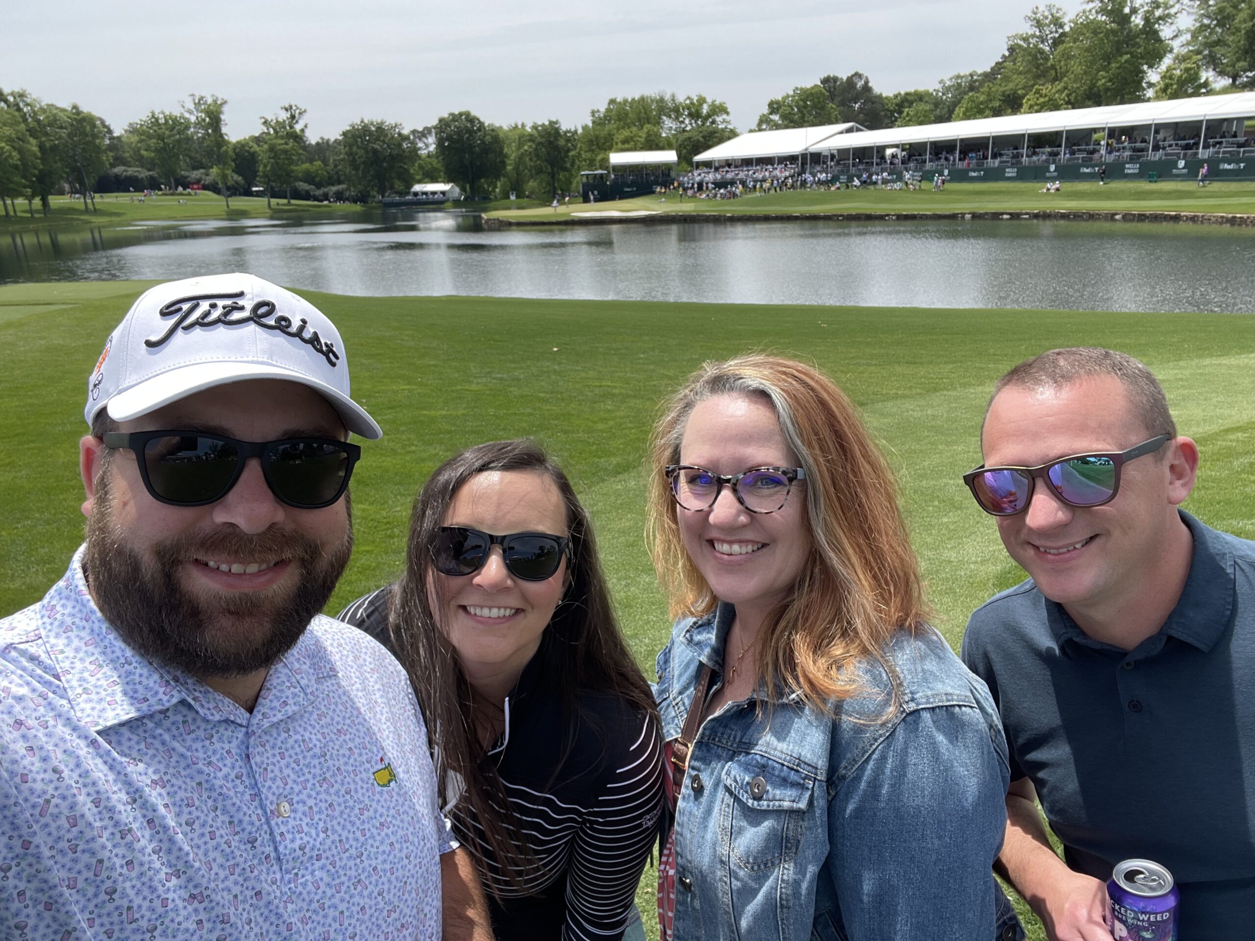 Messer Construction Company employees on the golf course