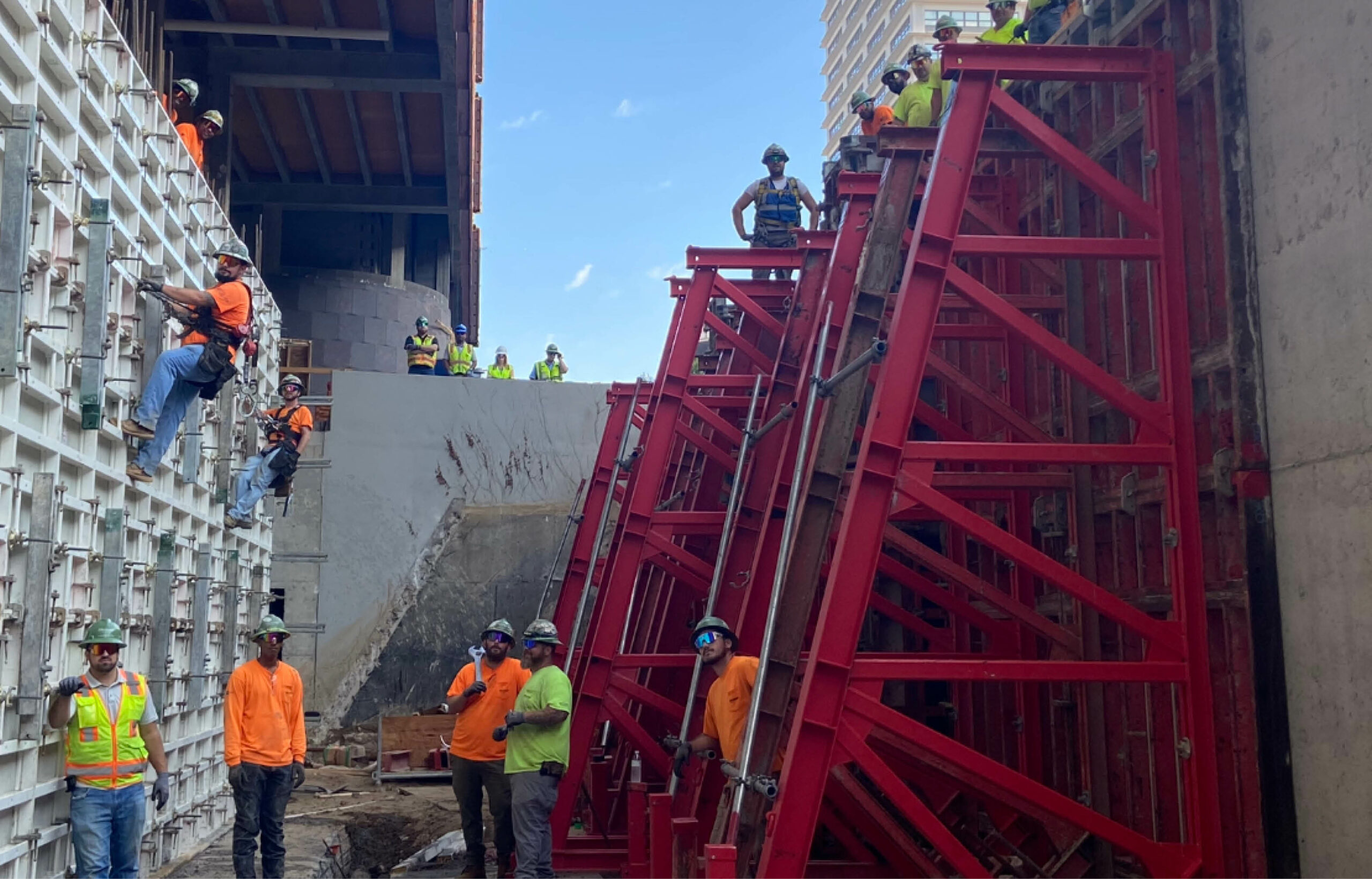 Messer Craftforce and superintendents on a jobsite