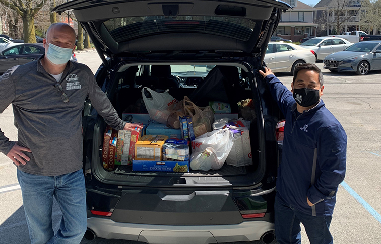 Indianapolis Riley Food Pantry Donation