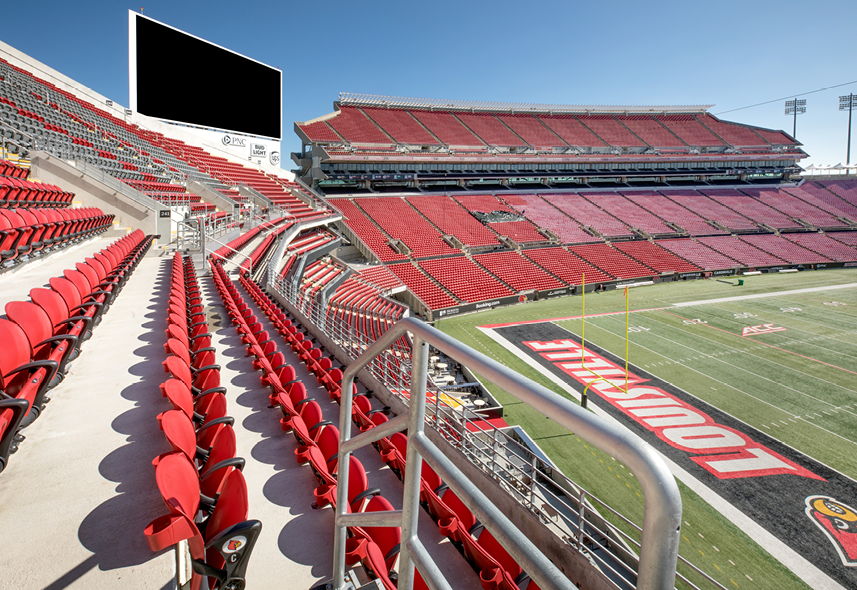 University of Louisville Cardinal Stadium North Endzone Expansion -  University of Louisville - Messer Construction Co.