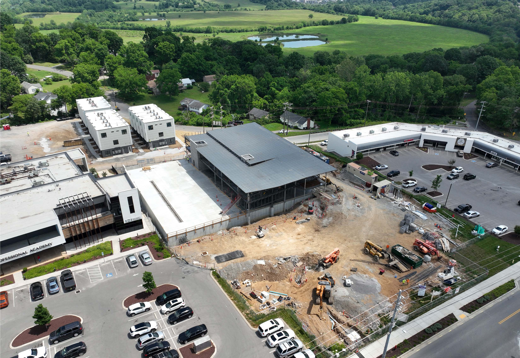 Donelson Library May 2023 aerial