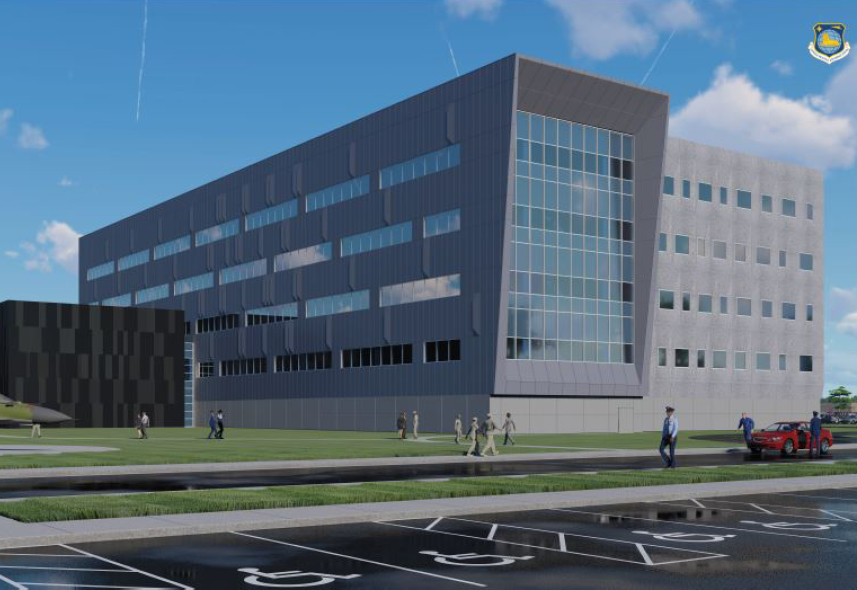 Wright Patterson Air Force Base Intelligence Production Complex rendering